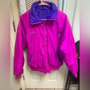 Womens reversible Columbia jacket size XL
